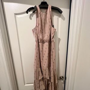 Beautiful Halston Ruffled Evening Gown.